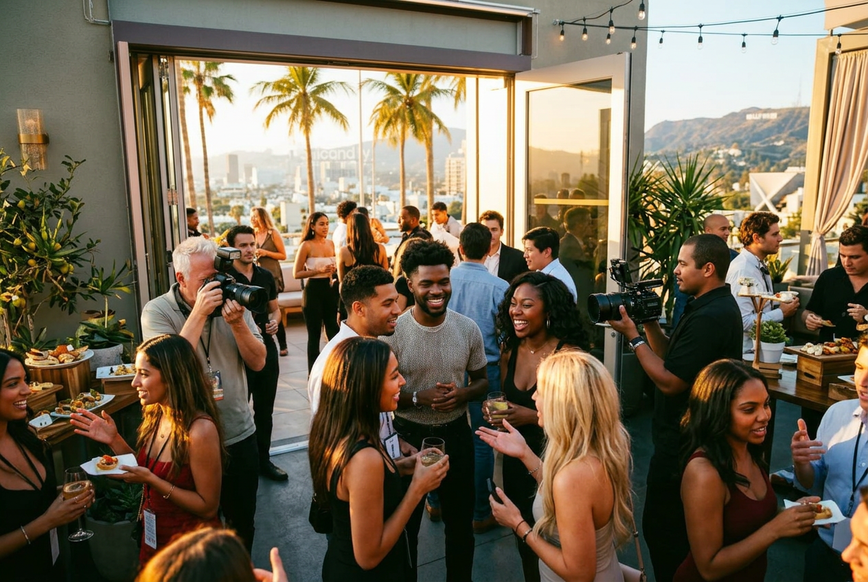 A rescued event day for a Los Angeles entertainment company
